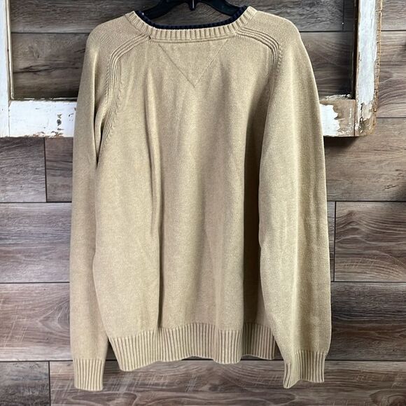 Tommy Hilfiger Men’s Pullover Sweater, Size XL, Tan - Picture 4 of 5